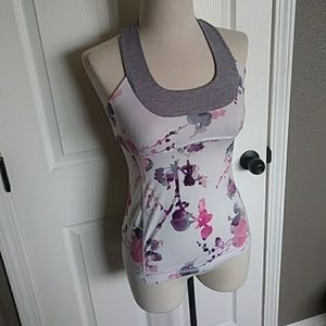 Lululemon floral print tank