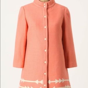 Anthropologie Eastward Dress Coat