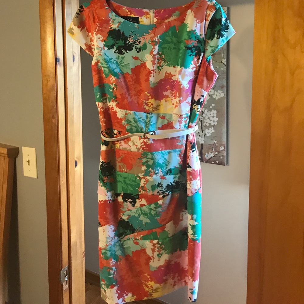 Watercolor dress