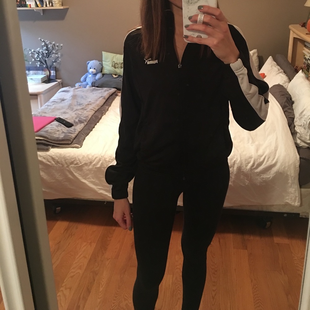 Black & White Puma Sweater