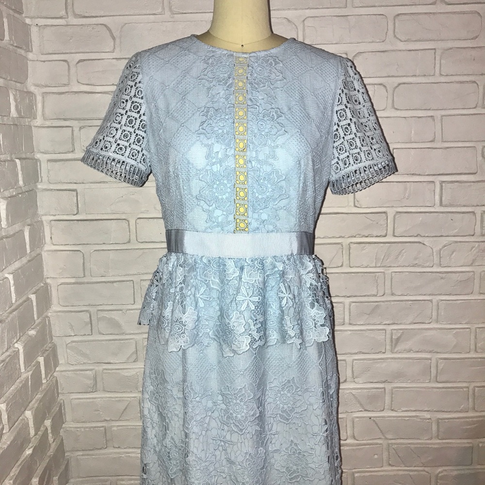 TED BAKER Dixa Skater Dress US SZ 4/8/8