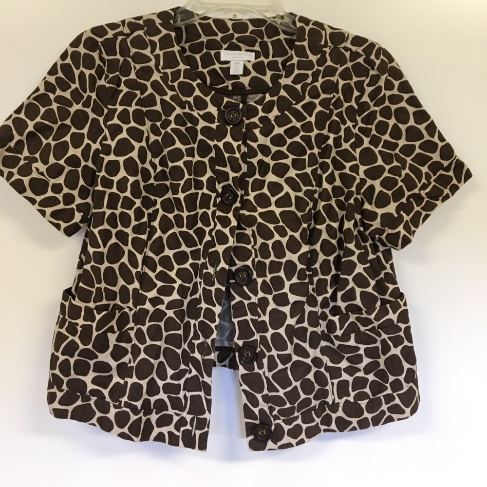 Fashion Giraffe Pattern JACKEY