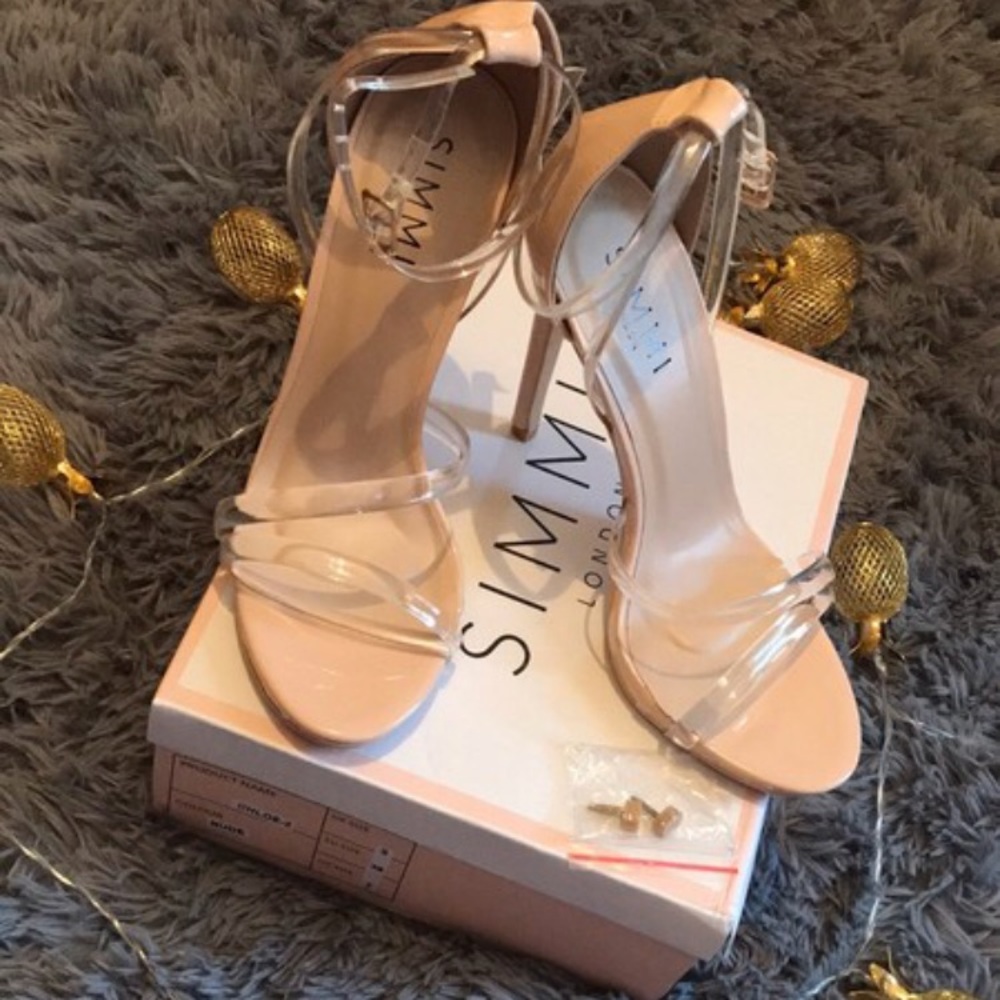 Cassidy Nude Patent Clear Stiletto
