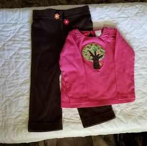 2T GYMBOREE Lounge Pant & Long Sleeve Set