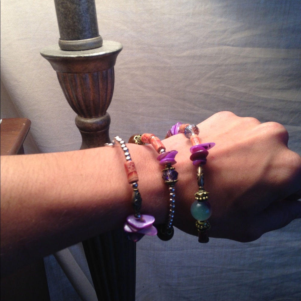 A beautiful beaded and gemstone bracelet