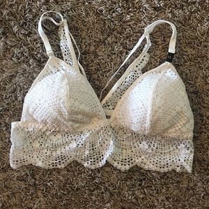 Victoria Secret lace longline strappy bra