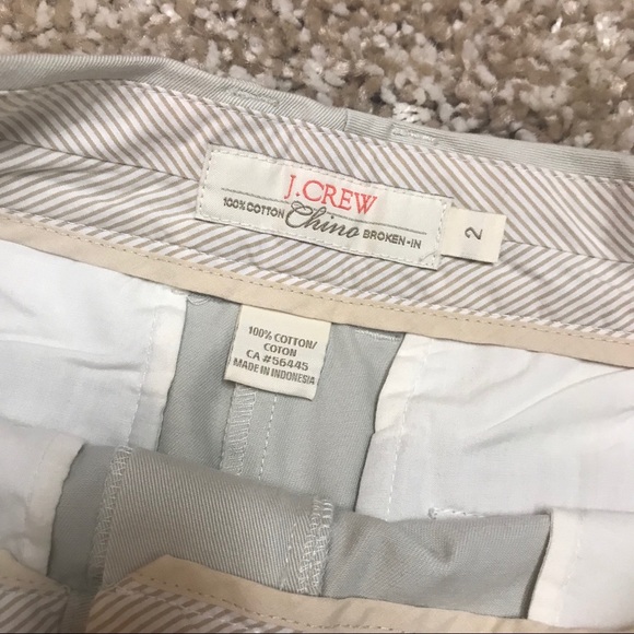 J. Crew “Broken in” Chino shorts - Picture 2 of 3