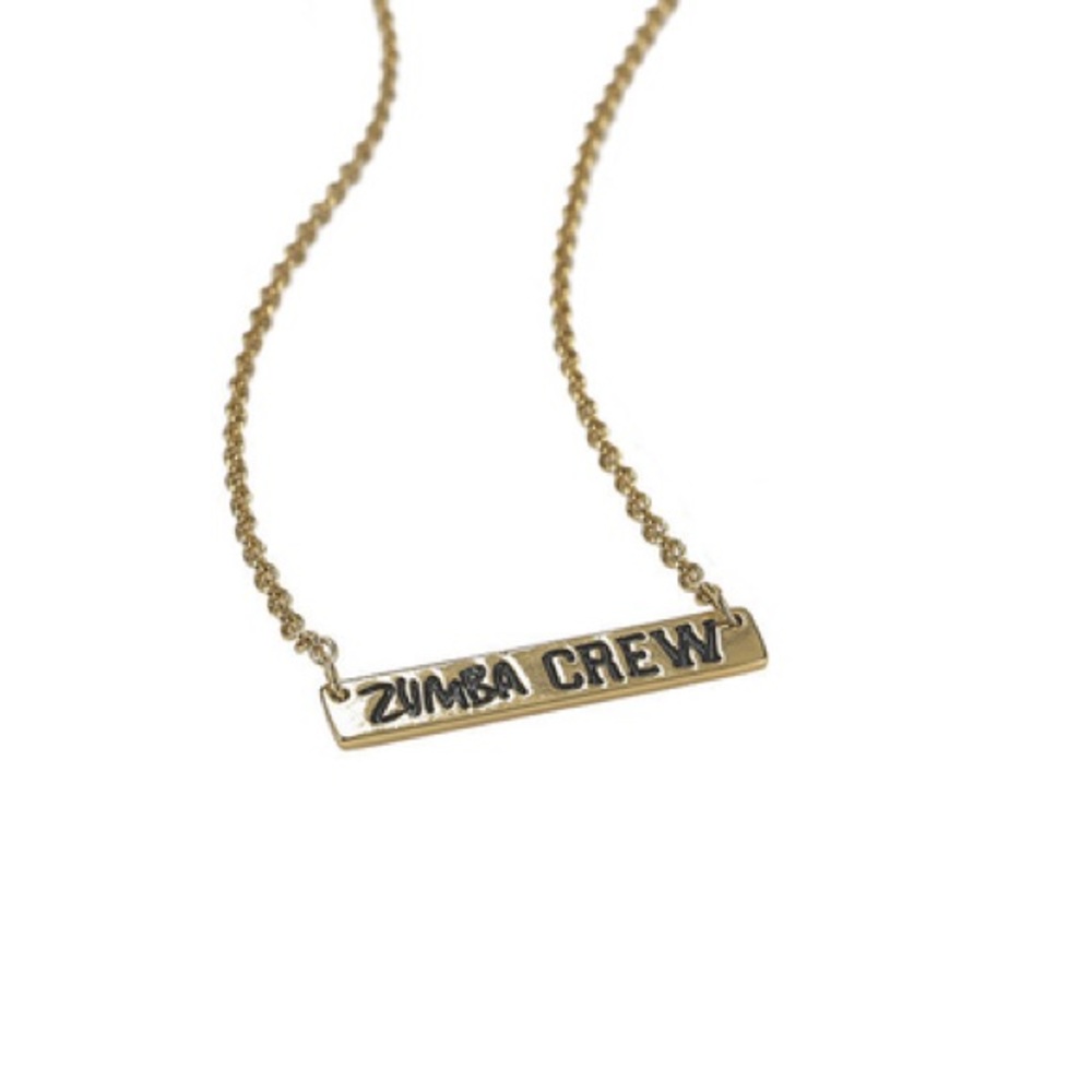 Zumba“Dance Crew”Necklace FREE bag and a bracelet