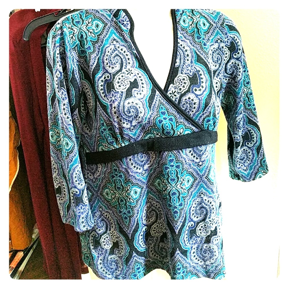 Simply Suzie PM paisley blouse
