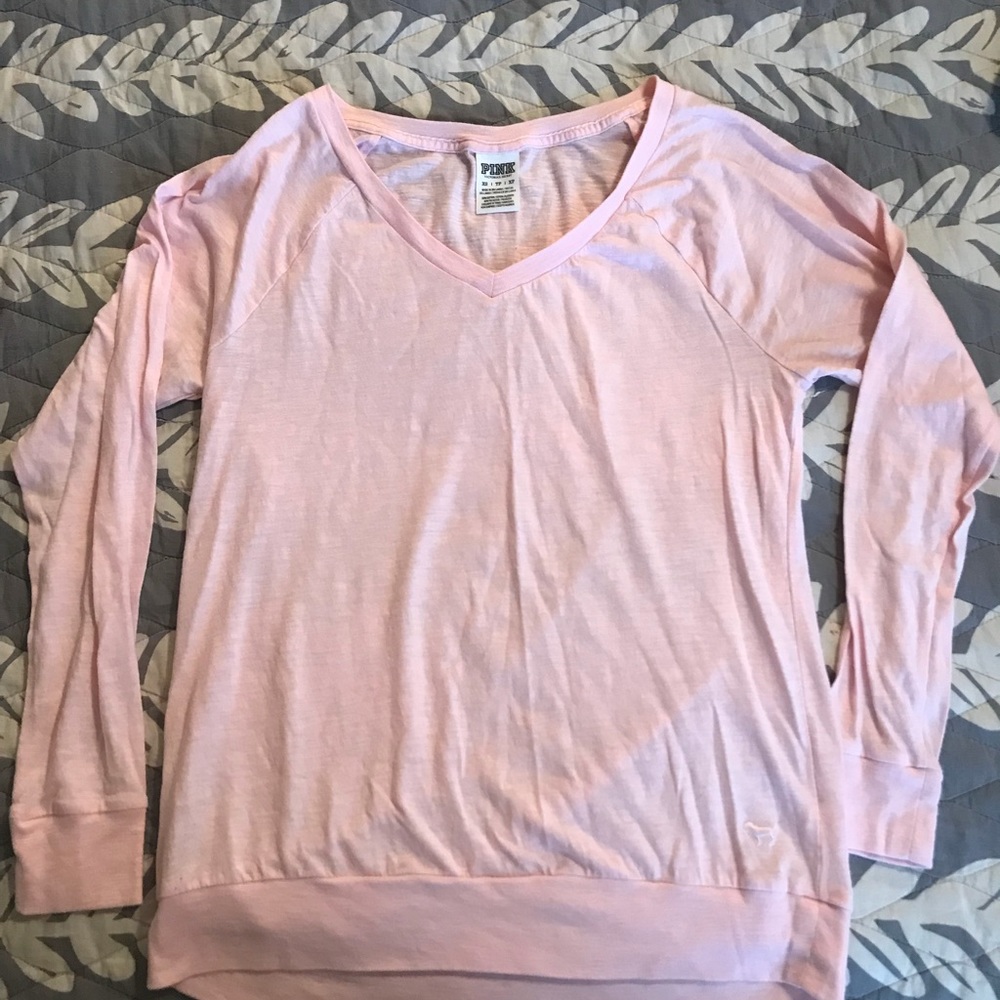 Pink VS long sleeve v-neck