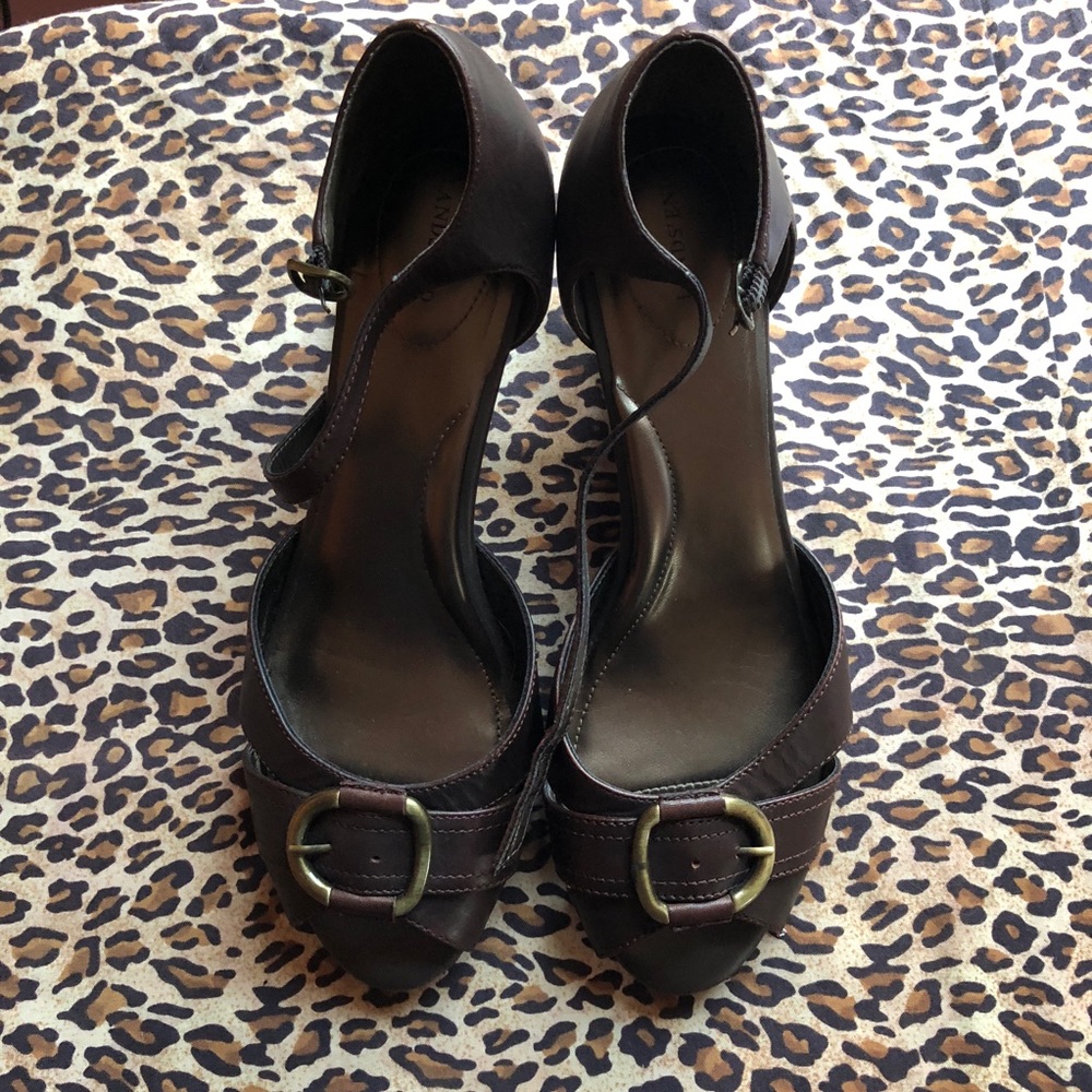Lands End Wedge Sandals