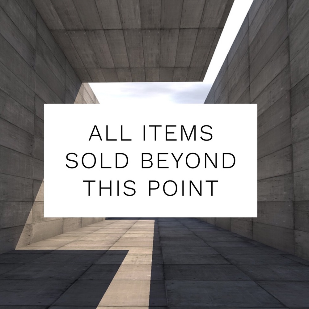 All Items Sold Beyond This Point.