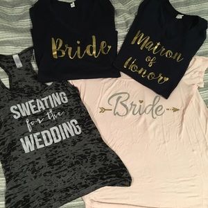 Bride shirt bundle