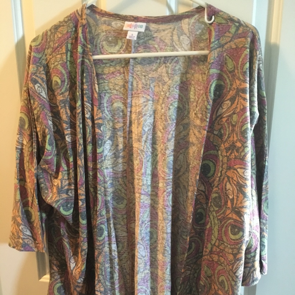 Lularoe Lindsay cardigan nwt small owls