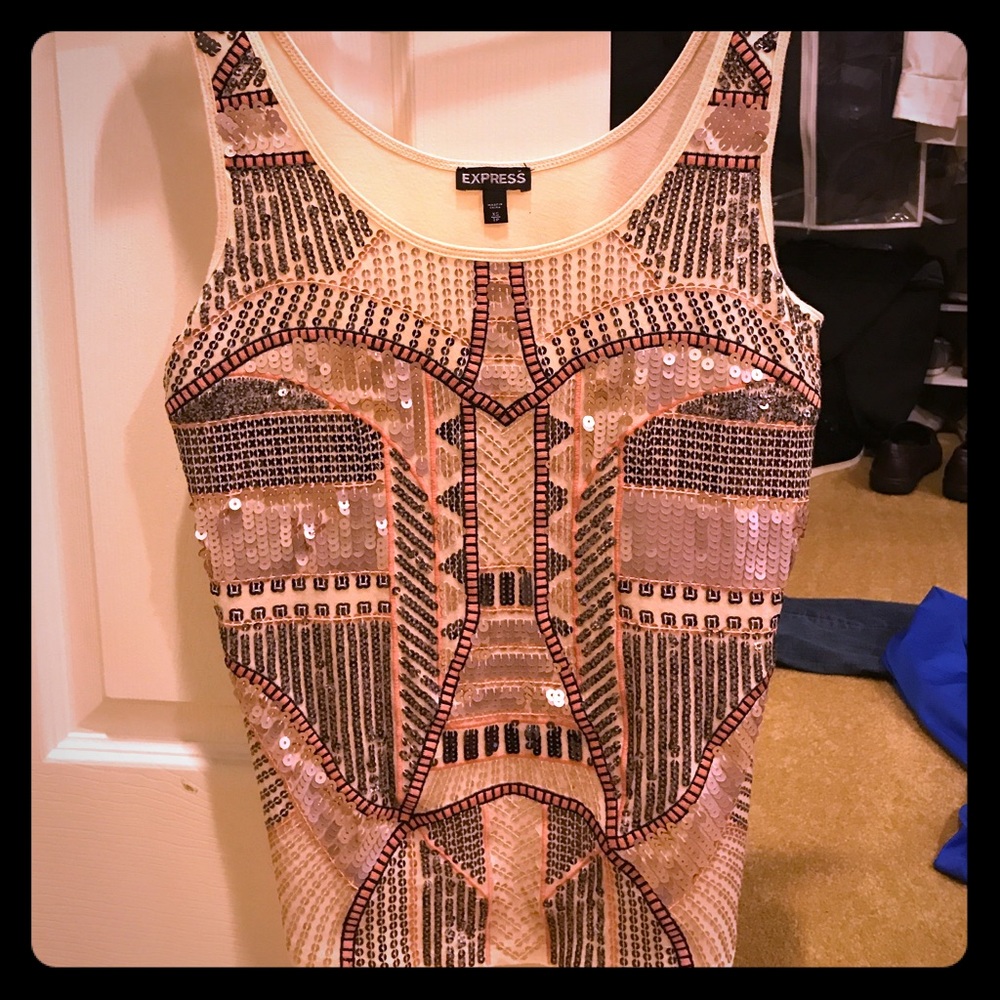 Embellished tank top