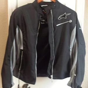 Alpinestars padded motorcycle jacket