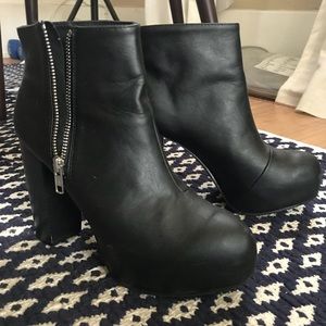 H&M platform booties 7