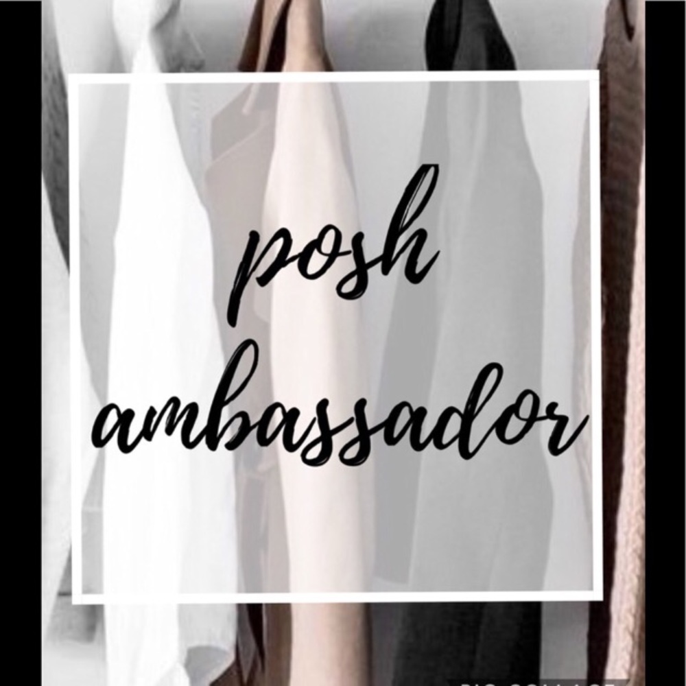 I'm officially a posh ambassador 😃