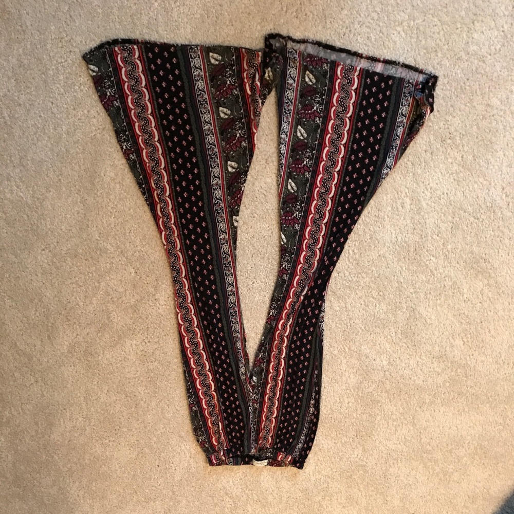 abercrombie and fitch flare pants. lightly worn.