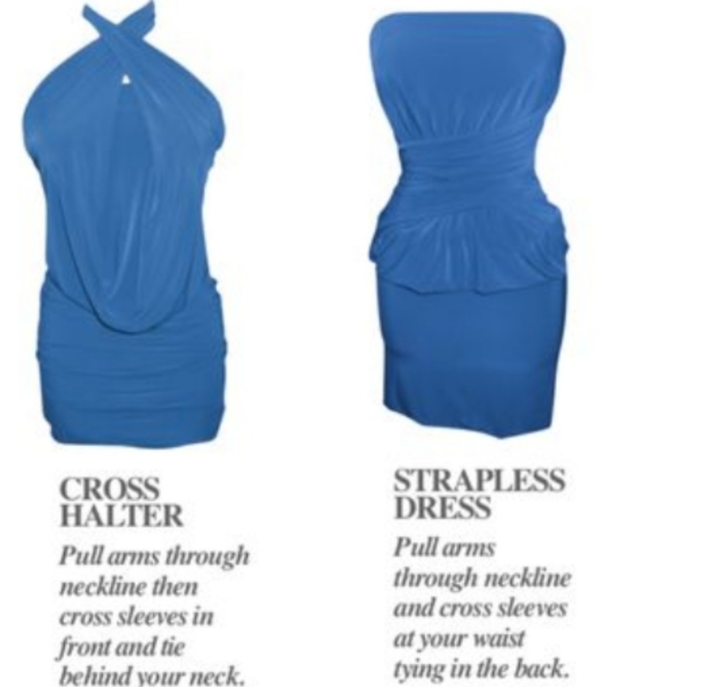 🎉🎉HP🎉🎉VS Moda International Convertible Dress - Picture 4 of 4