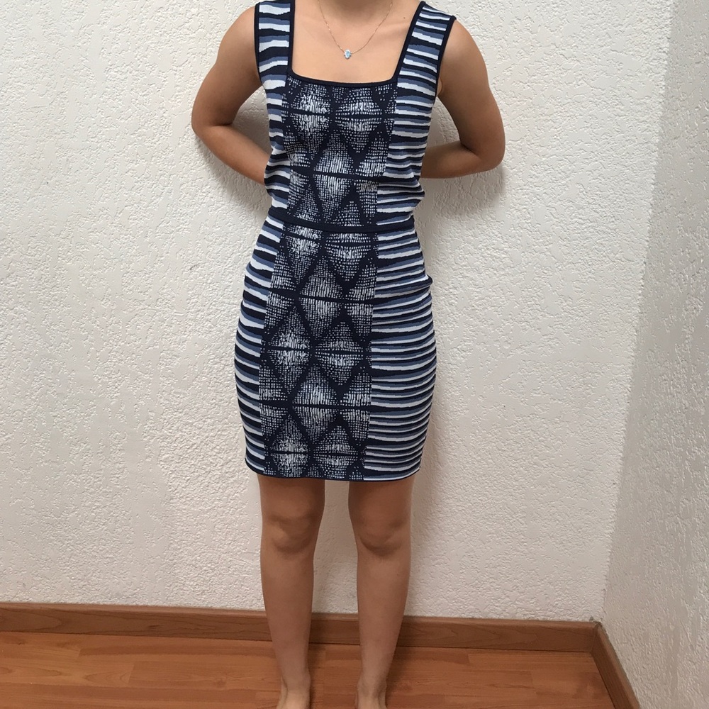 Bcbg Max Azria bodycon dress in Blue