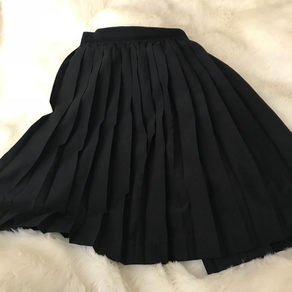 Pleated Skater Skirt