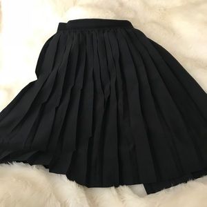 Pleated Skater Skirt