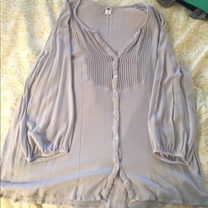 Flowy light grey top