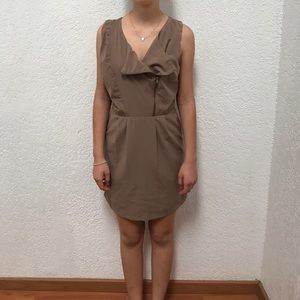 Nude assymetric Dress