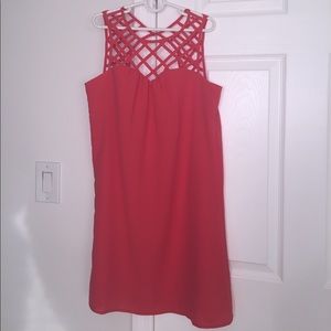 Coral dress