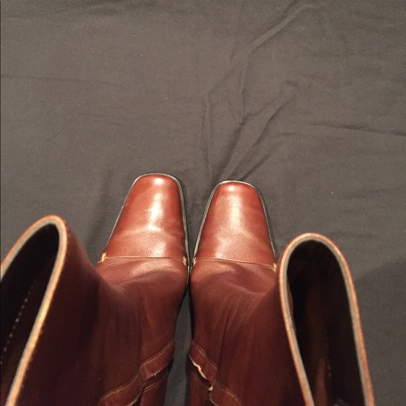 Beautiful peanut leather boots - Picture 5 of 5
