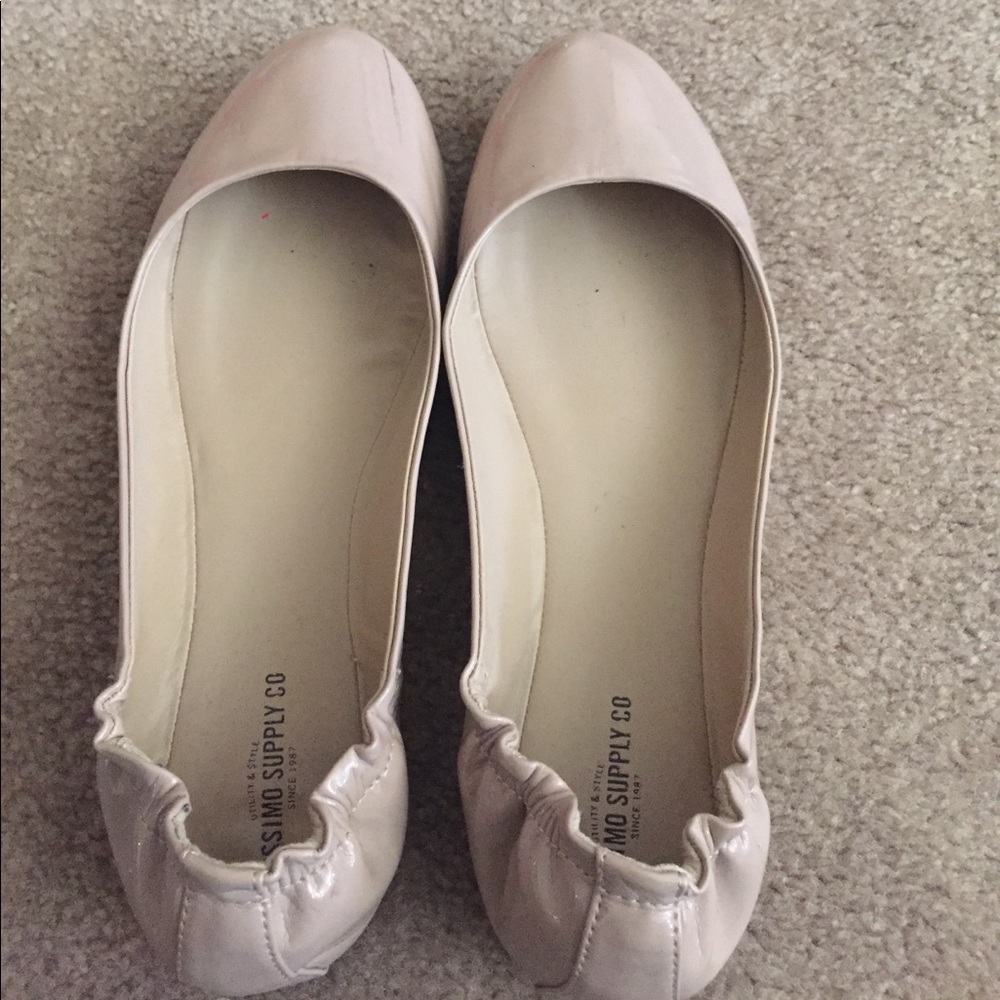 Mossimo Tan/Pink Flats