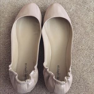 Mossimo Tan/Pink Flats