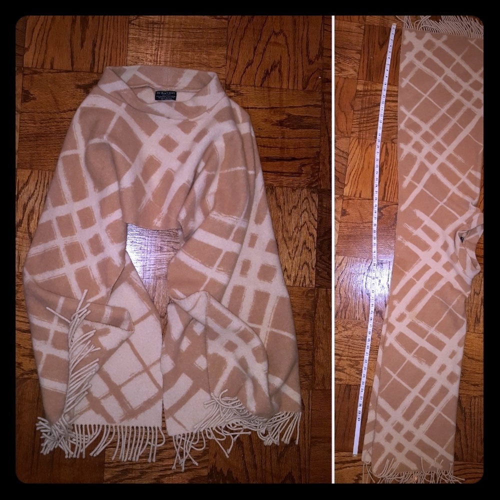 🎈SALE🎉💯%Burberry Cashmere & Merino Wool Poncho
