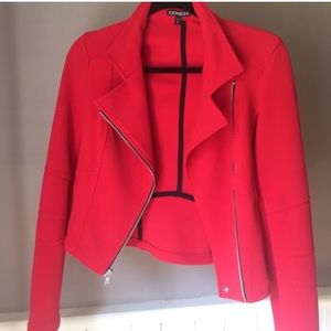 Express red Moto  jacket