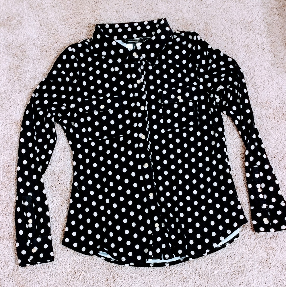 BCBG Long Sleeve Blouse