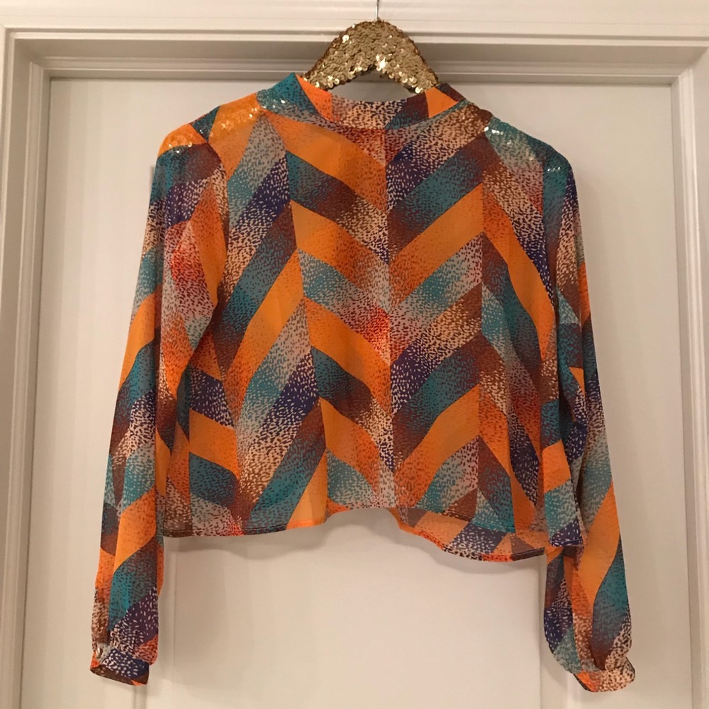 ASTR geometric blouse