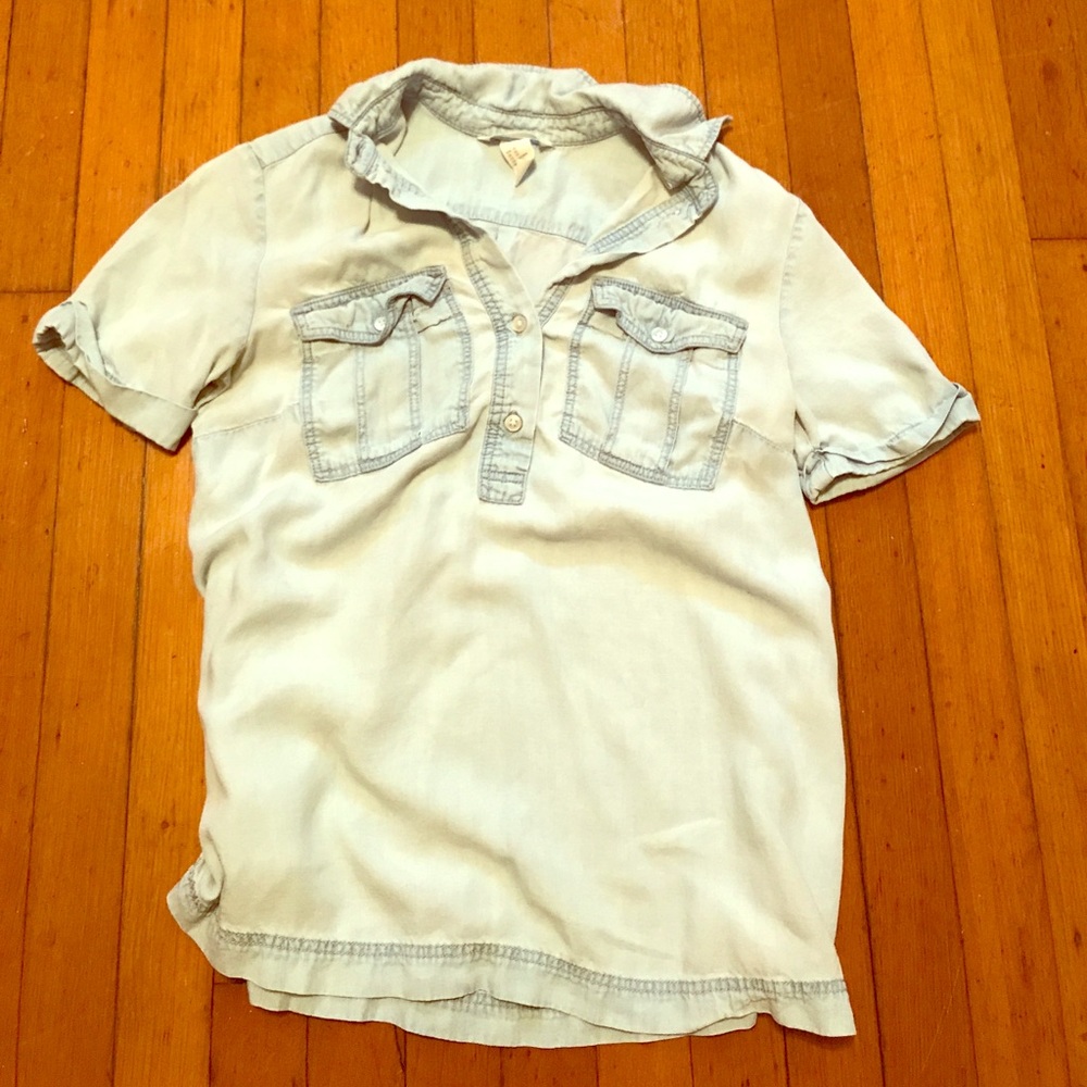 H&M Mama Maternity Denim Shirt