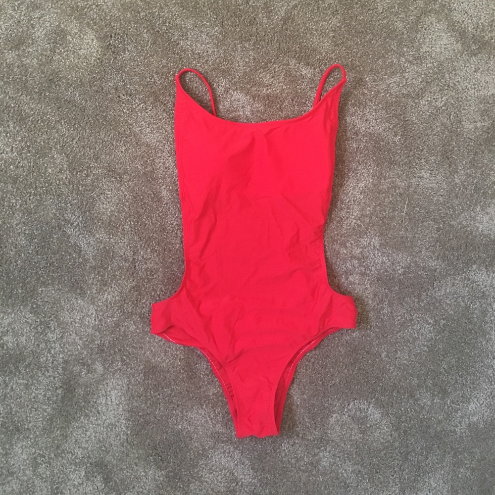 Sunny Co. Red One Piece Bathing Suit