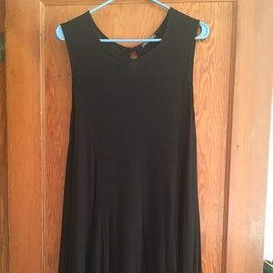 Black jersey dress