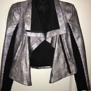 BCBG Max Azria silver jacket