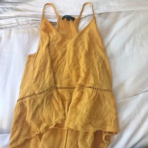 Mustard yellow tank top