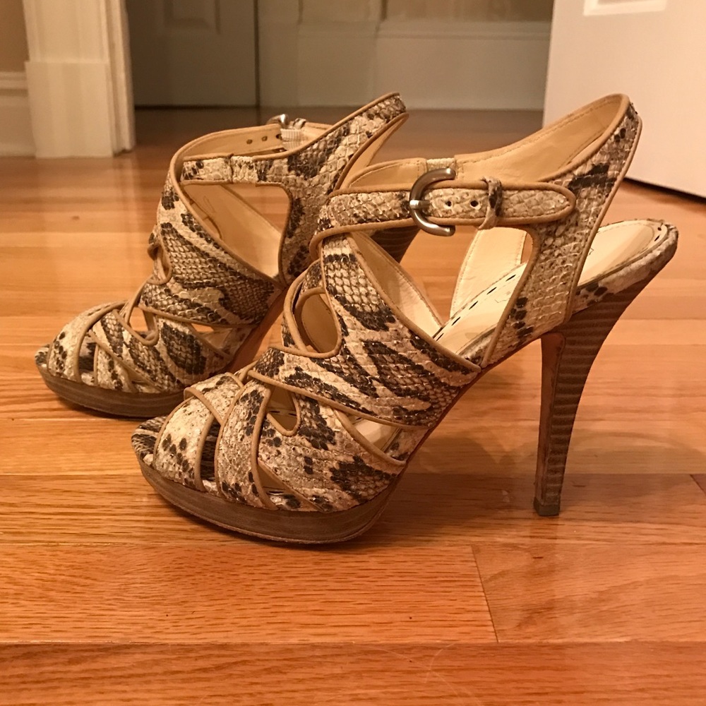 Coach Python Printed Sandals - image 1