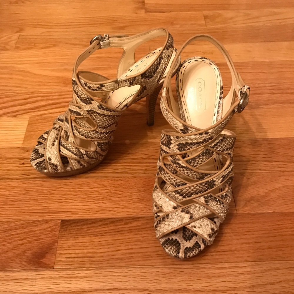 Coach Python Printed Sandals - image 2