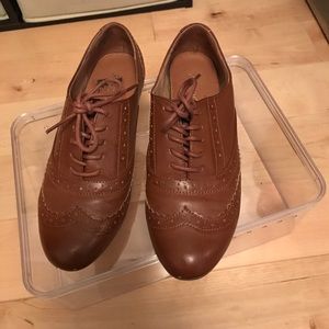 ALDO Brown Leather Oxfords Size 6 ALDO Brown Leather Oxfords Size 6