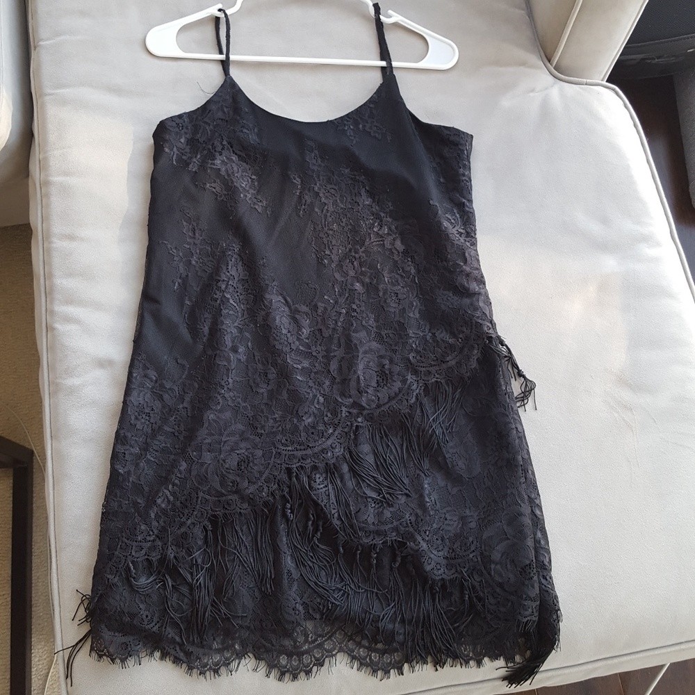Sam Edleman fringe cocktail dress in size xs