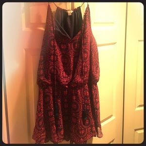 Red and Blue patterned Tunic