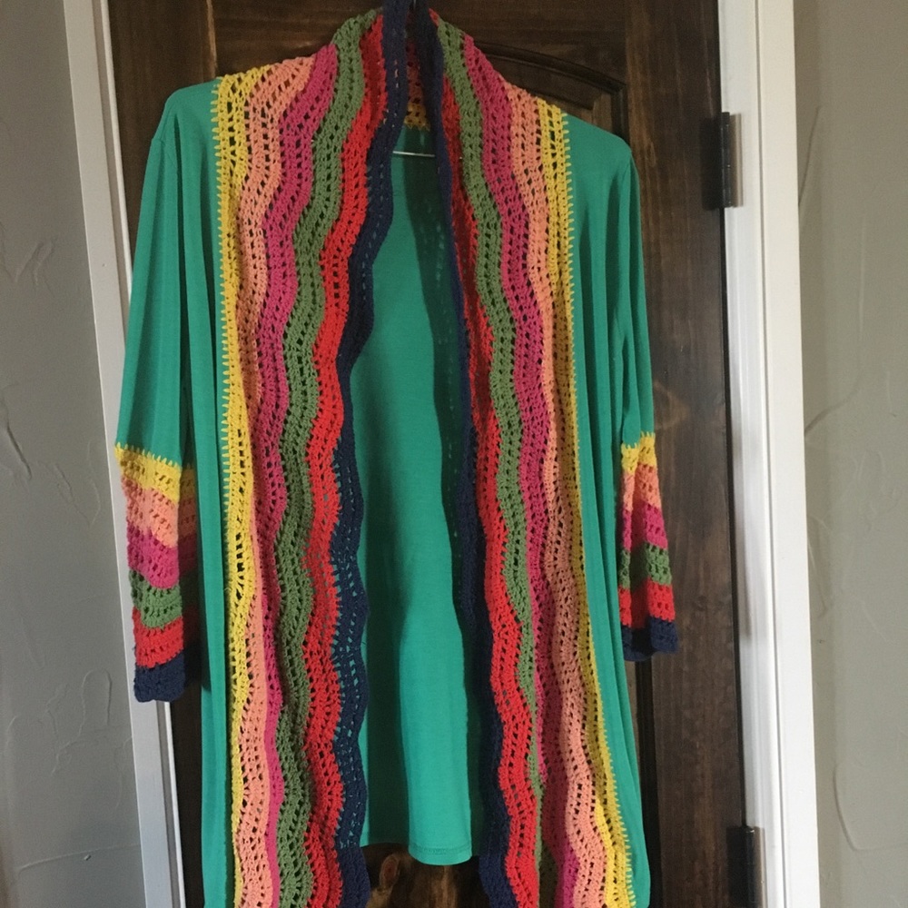 Colorful Cardigan size small