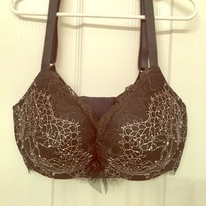 Lace and jeweled bra