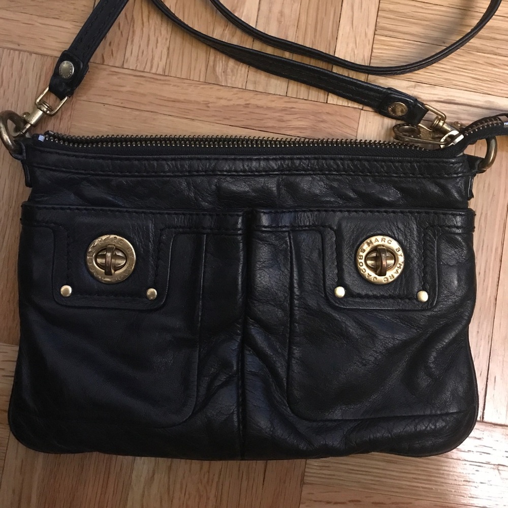 Marc Jacobs black leather crossbody bag - Picture 2 of 3